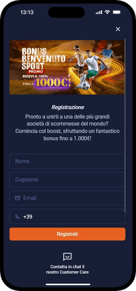 SportItaliaBet Registrati